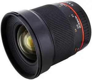 Rokinon 16mm F/2.0 ED AS UMC CS Lens for Canon EF-S Mount #16M-C