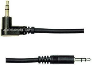 Hosa CMM-105R 5-Feet Stereo Mini Male to Stereo Angled Mini Male Cable