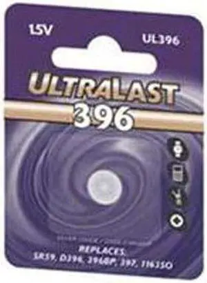 Ultralast 1.5V Silver Oxide Battery for SR59/D396/396BP #UL396