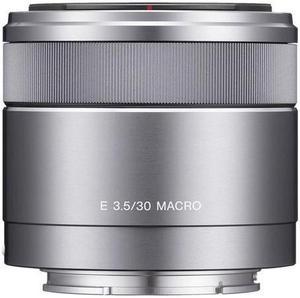 SONY SEL30M35 Compact ILC Lenses 30 mm f35 Macro Lens Silver