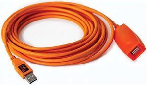 Tether Tools TetherPro 16' USB 2.0 Active Extension Cable, Orange #CU1917