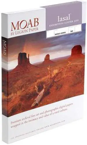 Moab Lasal Exhibition Luster 300,IJ Paper,5x7 50 Sheets #F01-LEL3005750