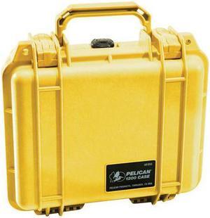 PELICAN 1200NF Case, 10-5/8 InLx9-11/16 InWx4-7/8 InD, YL