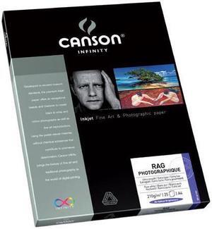 Canson Infinity Rag graphique Photo Paper (11x17"), 25 Sheets #F11-RPH310111725