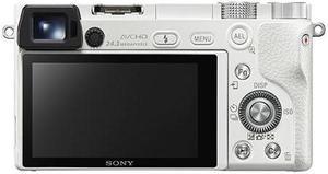 Sony Alpha a6000 Mirrorless Digital Camera with 16-50mm E-Mount Lens, White