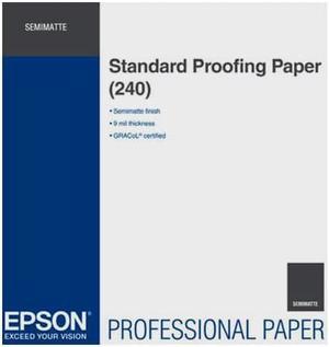 Epson S045112 Standard Proofing Paper, 24inx100Ft Roll