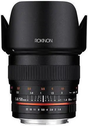 Rokinon 50mm F1.4 Lens for Canon EF Mount #50M-C