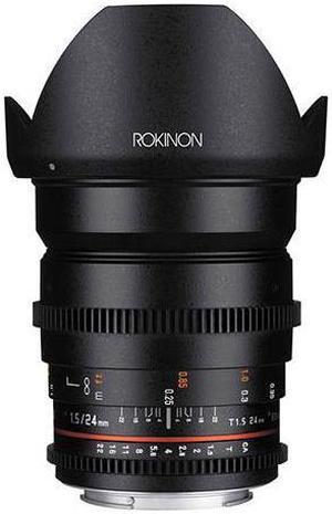 Rokinon 24mm T1.5 Cine Wide Angle Lens for Canon EF Mount #DS24M-C