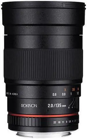 Rokinon 135mm f/2.0 ED UMC, Full Frame, Manual Focus Lens, for Canon EF #135M-C