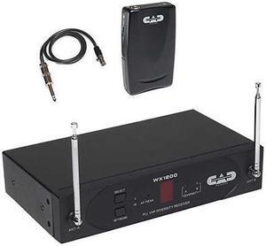 CAD Audio - WX1600G - CAD Audio UHF Wireless Cardioid Dynamic Handheld Microphone System - 542 MHz to 564 MHz Operating
