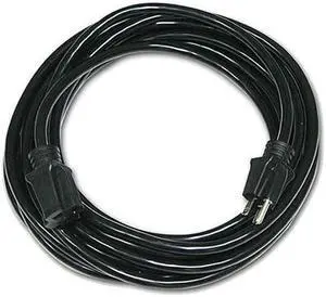 Milspec 15' Pro Power SJTW Extension Cord, 12/3 AWG, Black #D16624015