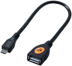 Tether Tools TetherPro 4.5" USB 2.0 Micro Male to USB Type A Female OTG Adapter