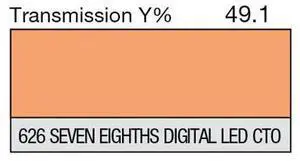 Lee Filters Seven Eighths Digital LED CTO 24x21" Gel Filter Sheet
