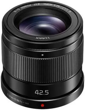 Panasonic LUMIX G 42.5mm f/1.7 Aspherical Power O.I.S. Lens Micro Four Thirds