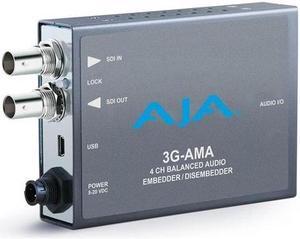 AJA 3G-SDI 4-Channel Analog Balanced Audio Embedder/Disembedder Mini-Converter