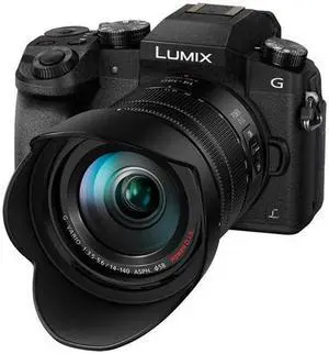 Panasonic Lumix DMC-G7 Mirrorless with 14-140mm OIS Lens, Black #DMC-G7HK