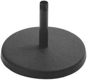 On-Stage Basic Fixed-Height Desktop Microphone Stand with Black Shaft #DS7100B