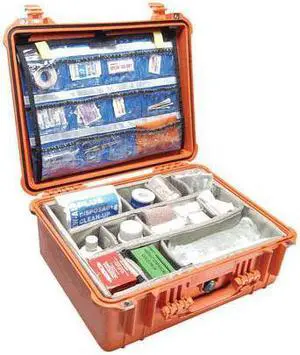 Pelican 1550 EMS Organizer Watertight Hard Case #1550-005-150