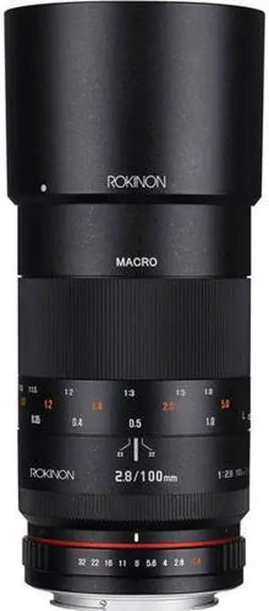 Rokinon 100mm F2.8 Full Frame Macro Lens for Canon EF Mount Camera #100M-C