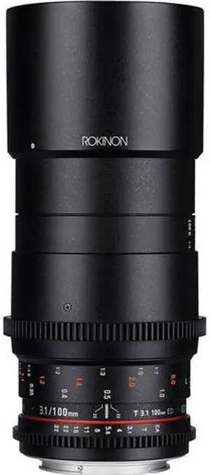 Rokinon 100mm T3.1 Telephoto Macro Cine DS Lens for Sony E Mount Cameras