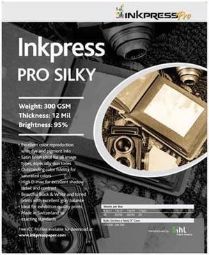 Inkpress Pro Silky Luster Photo Paper (5x7"), 100 Sheets #PL57100