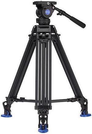 Benro BV8 3-Section Al Twin Leg Video Tripod w/Video Head & ML08 Spreader