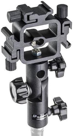 Flashpoint Shoe Mount Triple Bracket with Swivel Umbrella Holder #FPX-SM-U02