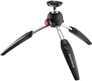 Manfrotto PIXI Evo 2-Section Aluminum Mini Tripod, Black #MTPIXIEVO-BK