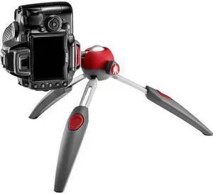 Manfrotto PIXI Evo 2 Section mini Tripod - Red #MTPIXIEVO-RD