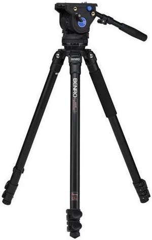 Benro A373F Aluminum Video Tripod and BV6 Head Kit, 13.2lbs Capacity #A373FBV6H Benro A373F Aluminum Video Tripod and BV6 Head Kit, 13.2lbs Capacity #A373FBV6H