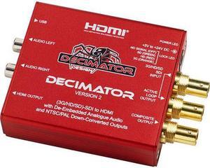 Decimator Version 2 Simultaneously Scales SDI to Both HDMI & NTSC/PAL #DD-DEC-2