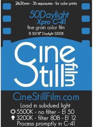 CineStill Xpro C-41 50Daylight 35mm Color Negative Film, 36 Exposures #800235