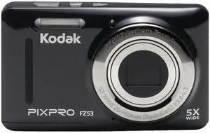 Kodak PixPro Friendly Zoom FZ53 Digital Camera, Black #FZ53-BK
