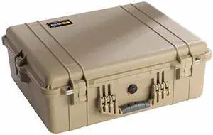 Pelican 1600NF Case without Foam (Desert Tan)