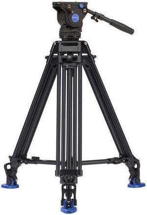 Benro BV6 PRO 3-Section Al Video Tripod with BV6 Video Head & Mid-Level Spreader