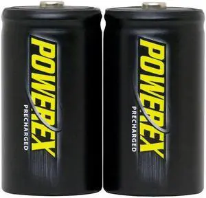 Maha Powerex MHRDP2 2-pack 10000mAh Size D Ni-MH Rechargeable Batteries