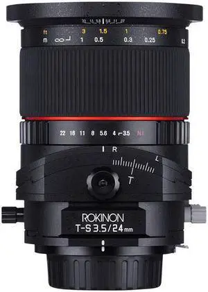 Rokinon Tilt-Shift 24mm f/3.5 ED AS UMC Lens for Sony E Mount #TSL24M-E