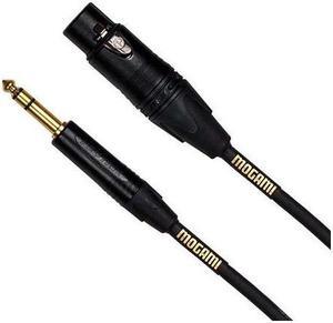 Mogami Gold 6' 1/4" TRS Male to 3-Pin XLR Female Balanced Quad Patch Cable