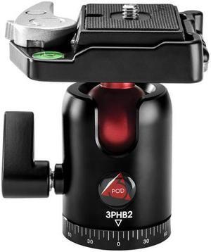 3Pod B2 B Series Single Lever Travel Ball Head (Load Capacity 11 lb) #3P-H-B2