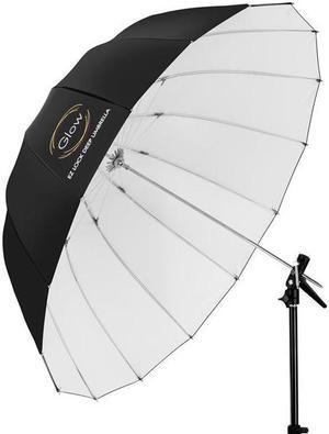 Glow Easy Lock Large Deep White Fiberglass Umbrella (51") #GL-EL-51BW