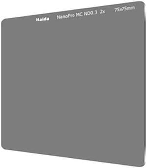 Haida NanoPro MC 75x75mm Neutral Density 2X (0.3) Multi Coated Glass Filter