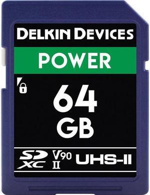 Delkin Devices 64GB SDXC 2000X Memory Card V90 UHS-II #DDSDG200064G