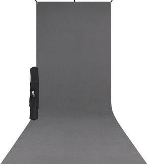 Westcott 5x12' X-Drop Wrinkle-Resistant Backdrop Kit, Neutral Gray Sweep #620SK
