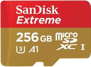SanDisk 256GB Extreme microSDXC Class 10 U3 Memory Card #SDSQXAO-256G-AN6MA