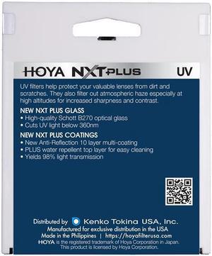 Hoya NXT Plus 46mm 10-Layer HMC Multi-Coated UV Lens Filter #A-NXTPL46UV