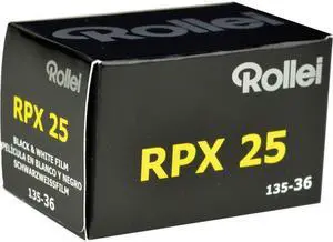 Rollei RPX 25 Black and White Negative Film (35mm Roll Film, 36 Exposures)