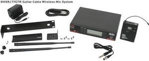 Galaxy Audio DHX Guitar System, DHXR Receiver, MBP77 Transmitter, 518-542MHz