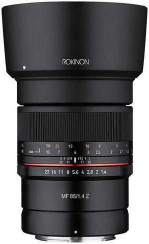 Rokinon 85mm F14 UMC Manual Focus Lens for Nikon Z Z85N