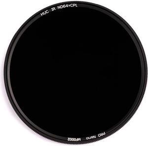 NiSi 77mm Circular Polarizer Filter with 6-Stop Solid Neutral Density 1.8 Filter
