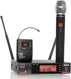 Galaxy Audio DHX Wireless Handheld Mic System,DHXR Receiver & HH65SC Transmitter
